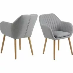 Tuotemerkit Emilia Nojatuoli - Vaaleanharmaa