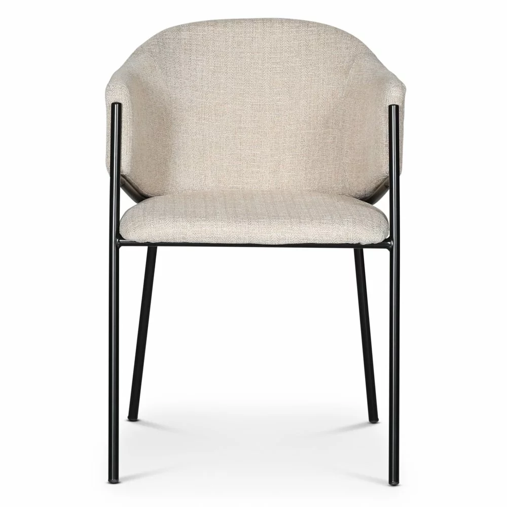 Tuotemerkit Stacey-nojatuoli - Beige/musta 4 Tuotemerkit Stacey-nojatuoli - Beige/musta - Bild 2