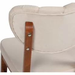 Tuotemerkit Elma Tuoli - Pähkinä/beige -Keittiö- ja ruokapöytätuolit Försäljningsbutik 07a30340869986dbb6ca21242e343ec32b