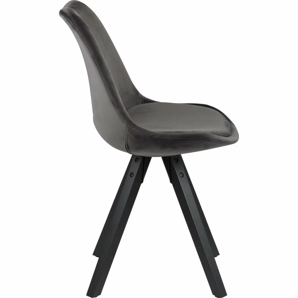 Tuotemerkit Dima Ruokapöydän Tuoli - Tummanharmaa/musta 6 Tuotemerkit Dima Ruokapöydän Tuoli - Tummanharmaa/musta - Bild 4
