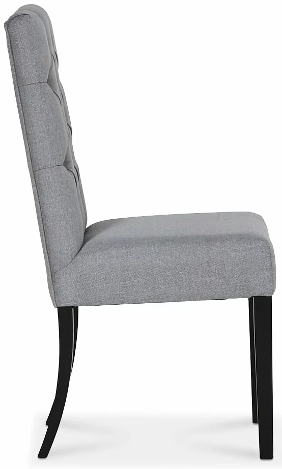 Tuotemerkit Lexington Milton -tuoli - Vaaleanharmaa (Kangas) / Mustat Jalat 5 Tuotemerkit Lexington Milton -tuoli - Vaaleanharmaa (Kangas) / Mustat Jalat - Bild 3