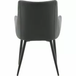 Tuotemerkit Paolo-nojatuoli - Musta PU -Keittiö- ja ruokapöytätuolit Försäljningsbutik 0aca4bc2e609edd739be84f1f9486eca0d