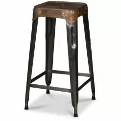 Tuotemerkit Karlskrona-baarituoli - Metalli/nahka