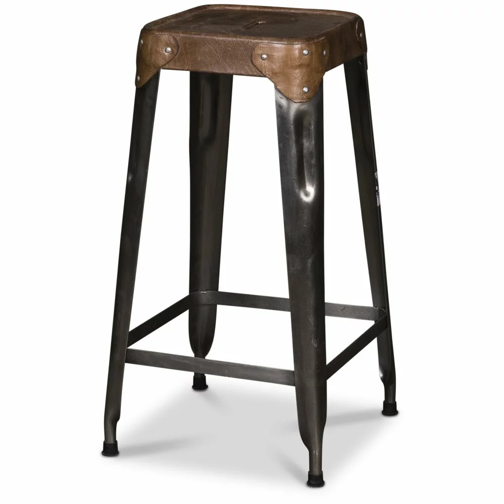 Tuotemerkit Karlskrona-baarituoli - Metalli/nahka 3 Tuotemerkit Karlskrona-baarituoli - Metalli/nahka