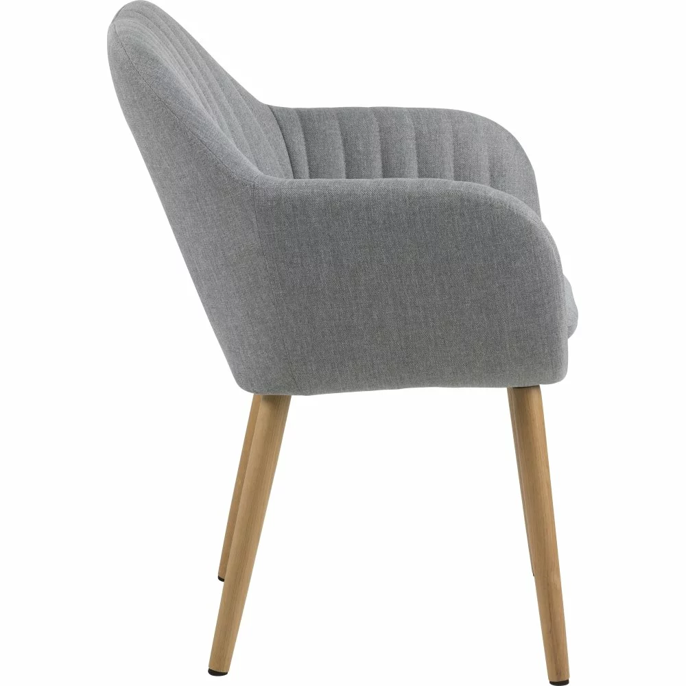 Tuotemerkit Emilia Nojatuoli - Vaaleanharmaa 6 Tuotemerkit Emilia Nojatuoli - Vaaleanharmaa - Bild 4