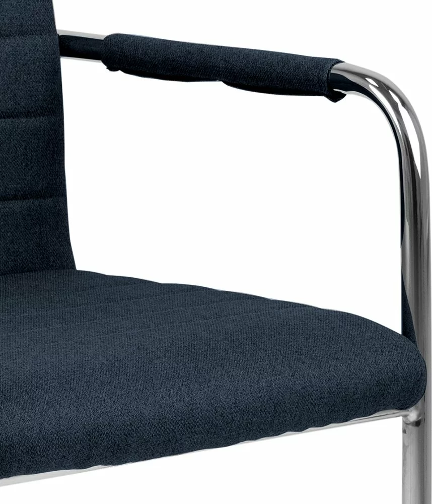 Tuotemerkit Moon Nojatuoli - Sininen/kromi 8 Tuotemerkit Moon Nojatuoli - Sininen/kromi - Bild 6