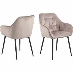 Tuotemerkit Brooke Nojatuoli - Puuteri Pinkki/musta