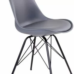 Tuotemerkit Oslon Ruokapöydän Tuoli - Harmaa/musta -Keittiö- ja ruokapöytätuolit Försäljningsbutik 14145eb6c67b8d163ecdb918a4485b9185