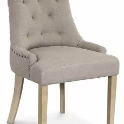 Tuotemerkit Tuva Tuoli - Beige, Antiikkikäsitellyt Jalat