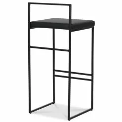 Tuotemerkit Aston Baarijakkara - Musta PU / Musta -Keittiö- ja ruokapöytätuolit Försäljningsbutik 167f2ebc09d0e15cf507e516d3d4472292