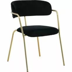 Tuotemerkit Tellrunkoinen Tuoli - Musta/messinki