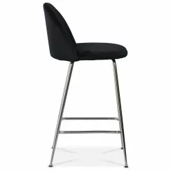 Tuotemerkit Art Velvet -baarituoli - Musta Sametti / Kromi 8 Tuotemerkit Art Velvet -baarituoli - Musta Sametti / Kromi -Keittiö- ja ruokapöytätuolit Försäljningsbutik 1828a8ecc23425af06a7d6bc4b575dd25a