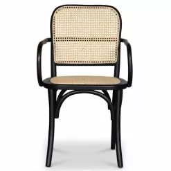 Tuotemerkit Malmby-runkoinen Tuoli Taivutettua Puuta, Musta/rottinki + Suihkevaha -Keittiö- ja ruokapöytätuolit Försäljningsbutik 19a35edd423a8fc7fae890b86193234e09 1