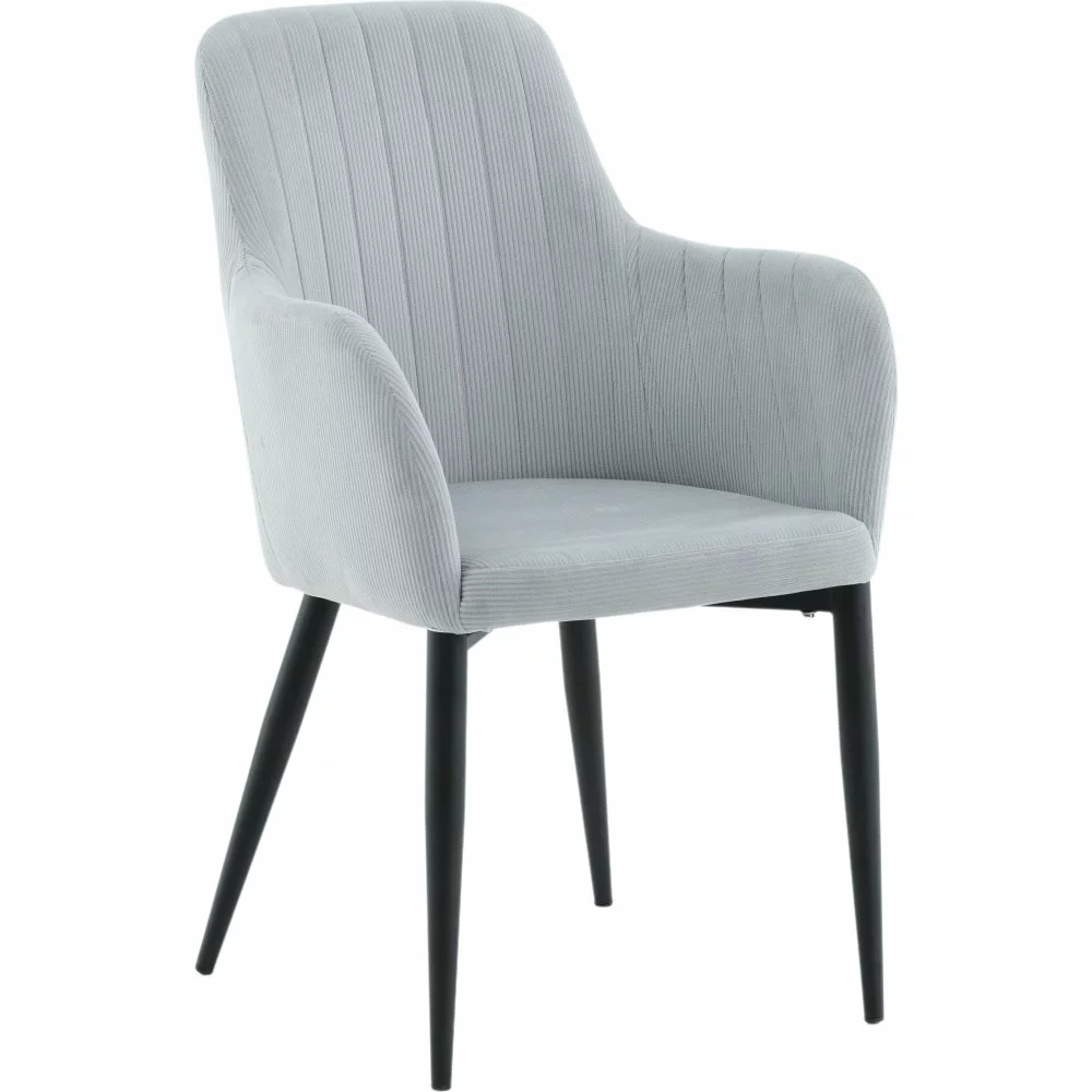 Tuotemerkit Paolo-nojatuoli - Vaaleanharmaa Vakosametti 3 Tuotemerkit Paolo-nojatuoli - Vaaleanharmaa Vakosametti