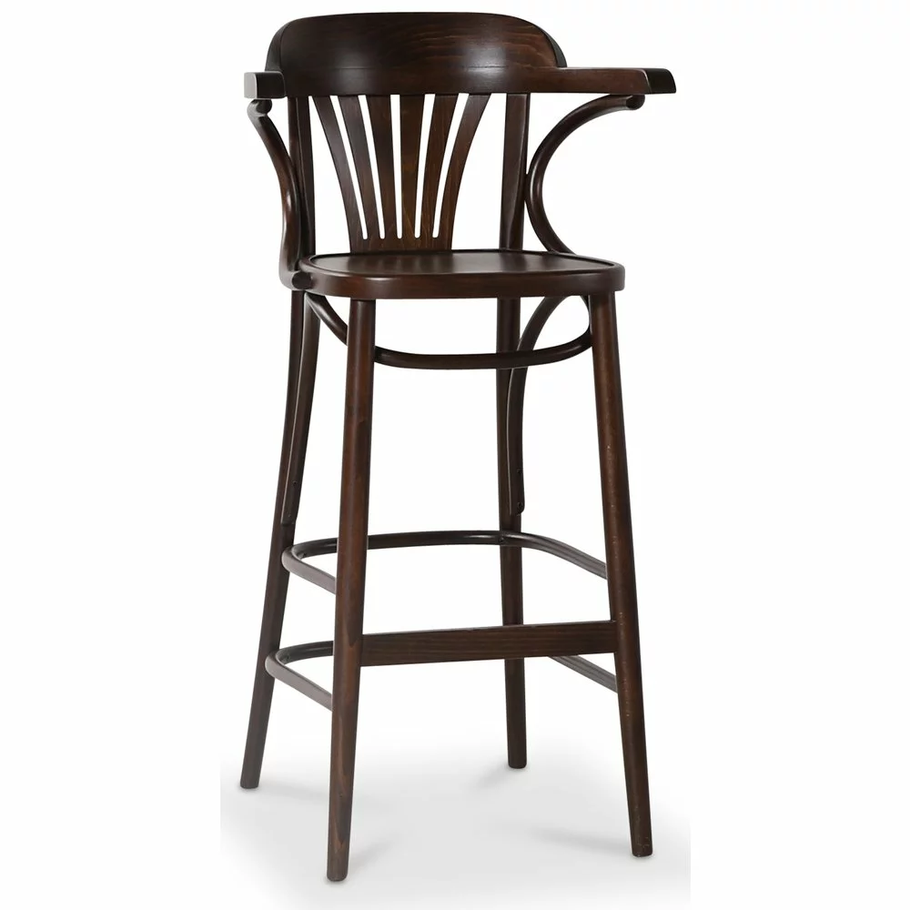 Tuotemerkit Taivepuinen Baarituoli No 135 - Saksanpähkinä 3 Tuotemerkit Taivepuinen Baarituoli No 135 - Saksanpähkinä