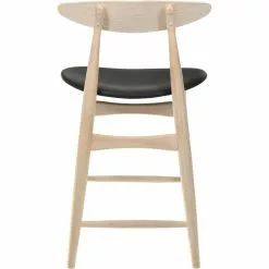 Tuotemerkit Floora Baarijakkara - Whitewash/Black PU -Keittiö- ja ruokapöytätuolit Försäljningsbutik 1c478204de1c15aad837bf236fd3c40475