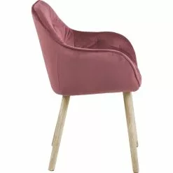 Tuotemerkit Brooke Nojatuoli - Pinkki/tammi -Keittiö- ja ruokapöytätuolit Försäljningsbutik 1ff61e00743b501764cfaafa2fef5526a9