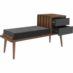 Tuotemerkit Rino-hallikalusteet - Pähkinä/antrasiitti -Keittiö- ja ruokapöytätuolit Försäljningsbutik 216a1b0f7ab977660aa6ab24d53745d626