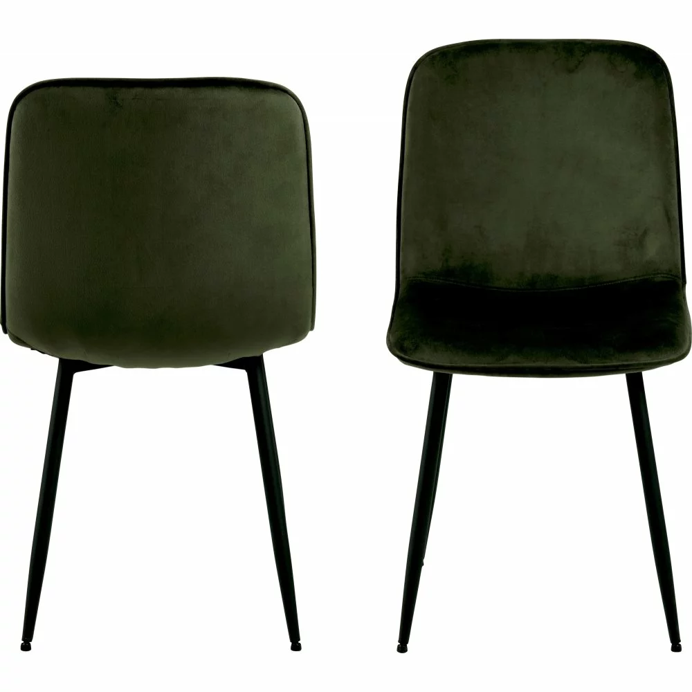 Tuotemerkit Delmy Ruokapöydän Tuoli - Vihreä 4 Tuotemerkit Delmy Ruokapöydän Tuoli - Vihreä - Bild 2