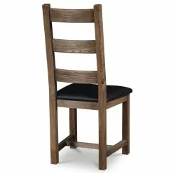 Tuotemerkit Quebec-tuoli - Ruskea öljytty Tammi/musta PU -Keittiö- ja ruokapöytätuolit Försäljningsbutik 23d7b7ffd972b0bed00d450a1ea9681e22