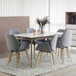 Tuotemerkit Tamika-nojatuoli - Harmaa -Keittiö- ja ruokapöytätuolit Försäljningsbutik 245bb0ccb23a272d377216ac5a97db499d