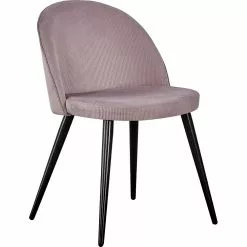 Tuotemerkit Alice Ruokatuoli - Vaaleanpunainen Vakosametti