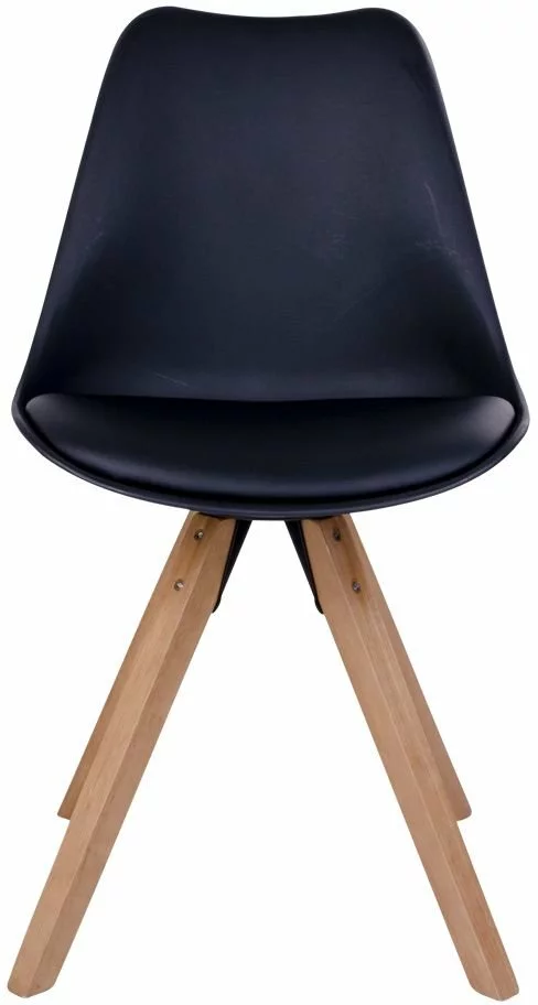 Tuotemerkit Bergen Ruokailutuoli - Musta/luonnollinen 6 Tuotemerkit Bergen Ruokailutuoli - Musta/luonnollinen - Bild 4