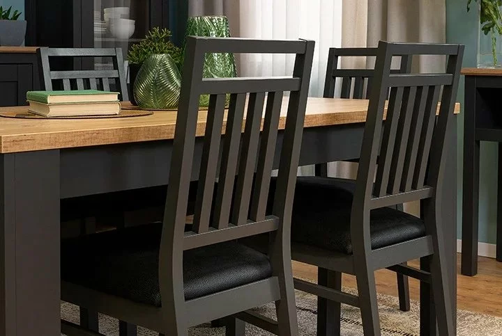 Tuotemerkit Hesen Ruokatuoli - Musta 7 Tuotemerkit Hesen Ruokatuoli - Musta - Bild 5