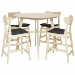 Tuotemerkit Nordic Baarijakkara - Valkoinen Pigmentoitu Tammi/tummansininen Tekstiili -Keittiö- ja ruokapöytätuolit Försäljningsbutik 2699480189ca6b3bb39469a62e4903b49b