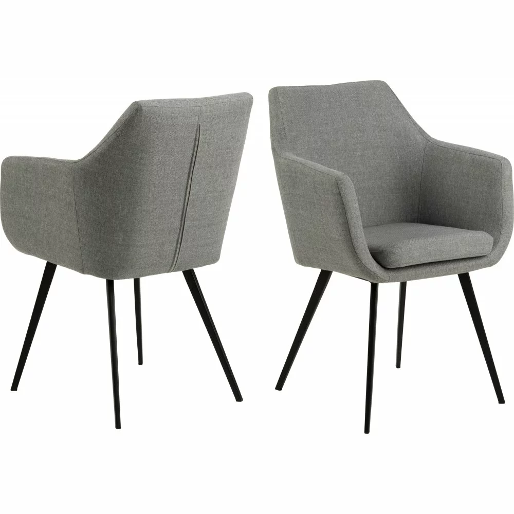 Tuotemerkit Nora Nojatuoli - Harmaa/musta 3 Tuotemerkit Nora Nojatuoli - Harmaa/musta