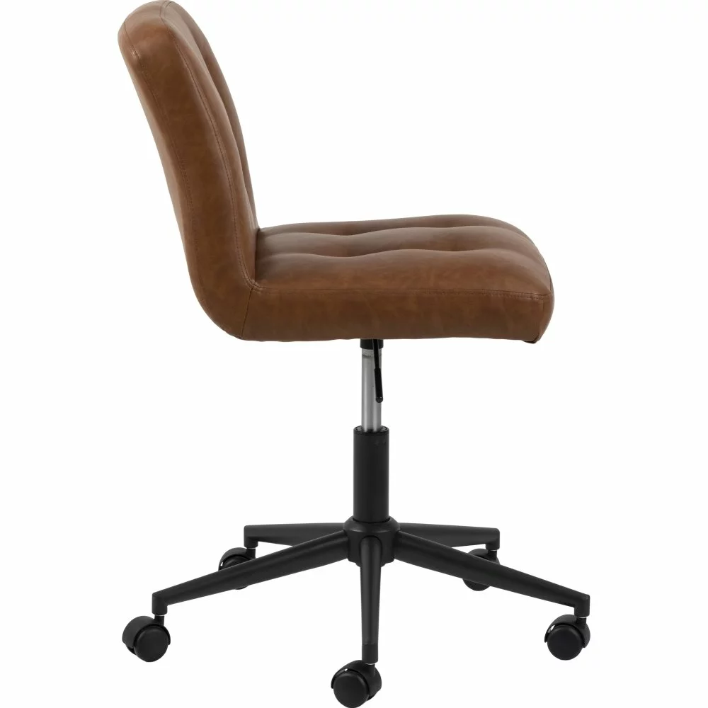 Tuotemerkit Cosmo Työtuoli - Ruskea PU 6 Tuotemerkit Cosmo Työtuoli - Ruskea PU - Bild 4