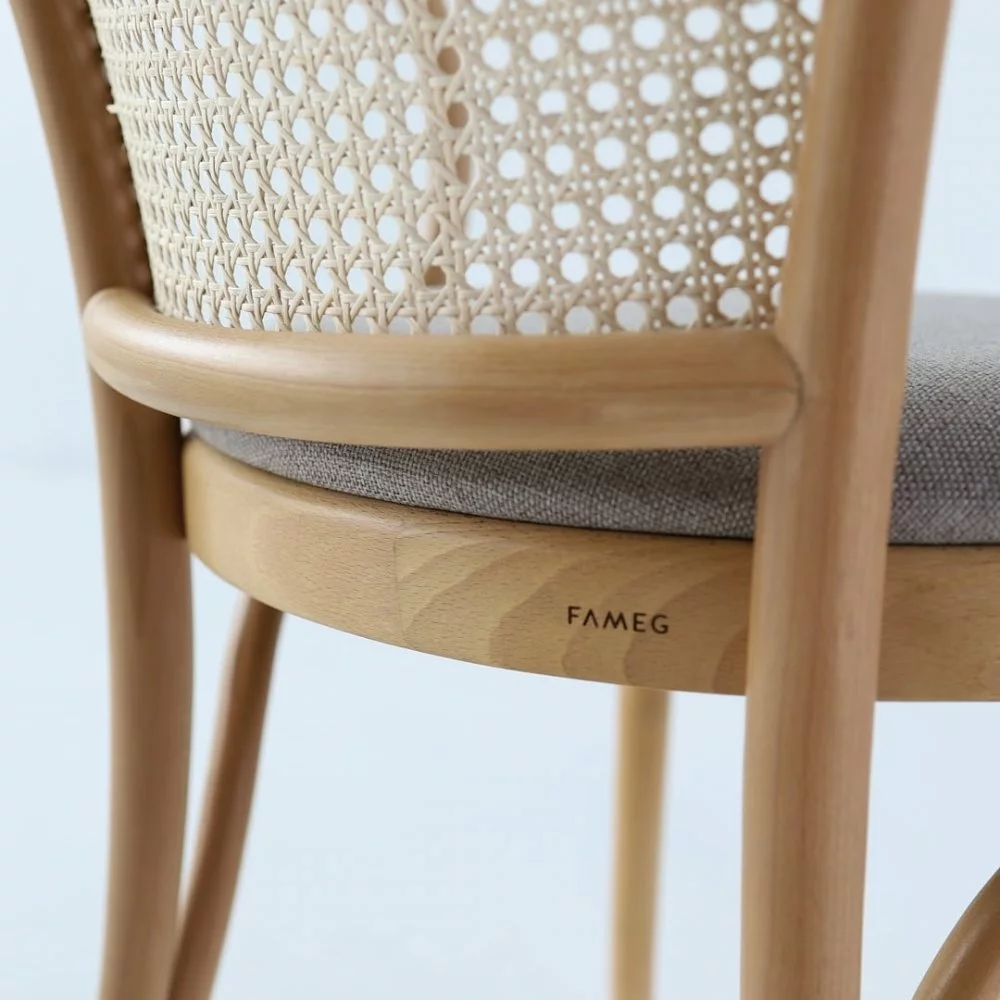 Tuotemerkit No 30 Runkotuoli Rottinkiselkänojalla - Valinnainen Rungon Ja Verhoilun Väri 8 Tuotemerkit No 30 Runkotuoli Rottinkiselkänojalla - Valinnainen Rungon Ja Verhoilun Väri - Bild 6