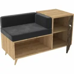 Tuotemerkit Anzer Penkki - Pähkinä/antrasiitti -Keittiö- ja ruokapöytätuolit Försäljningsbutik 2a751ae44055735f8e73add46bb9937d2e