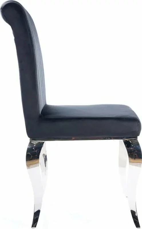 Tuotemerkit Prince-tuoli - Musta/kromi 4 Tuotemerkit Prince-tuoli - Musta/kromi - Bild 2