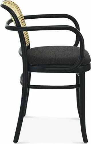 Tuotemerkit No 811 Runkotuoli Rottinkiselkänojalla - Valinnainen Rungon Ja Verhoilun Väri 5 Tuotemerkit No 811 Runkotuoli Rottinkiselkänojalla - Valinnainen Rungon Ja Verhoilun Väri - Bild 3