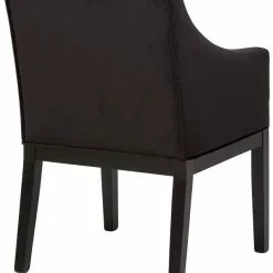 Tuotemerkit Shetland-nojatuoli - Mustaa Samettia -Keittiö- ja ruokapöytätuolit Försäljningsbutik 326ce745145b737acc3a858521402232b7