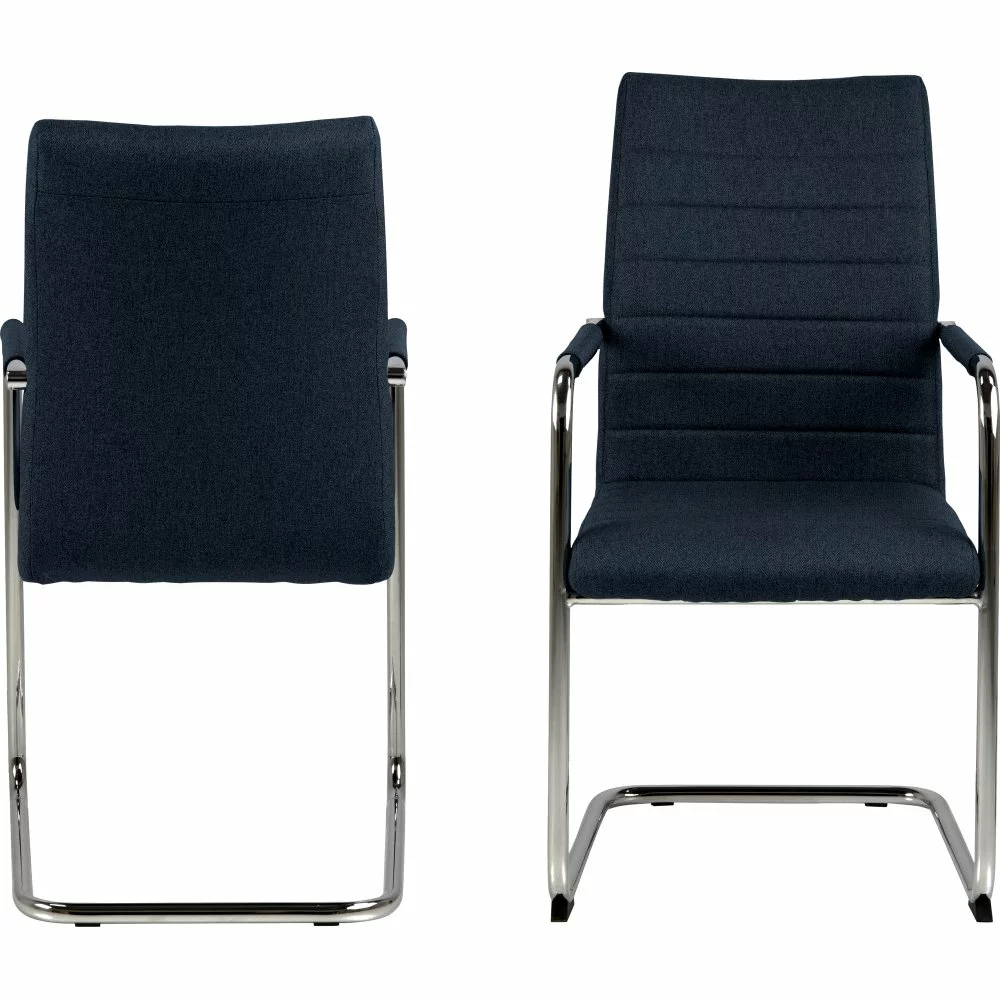 Tuotemerkit Moon Nojatuoli - Sininen/kromi 5 Tuotemerkit Moon Nojatuoli - Sininen/kromi - Bild 3