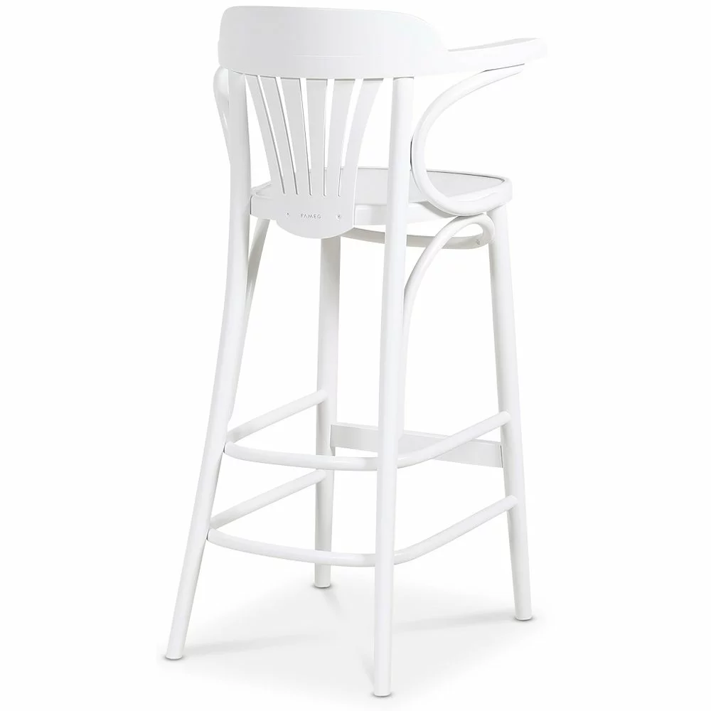 Tuotemerkit Taivepuinen Baarituoli No 135 - Valkoinen 6 Tuotemerkit Taivepuinen Baarituoli No 135 - Valkoinen - Bild 4