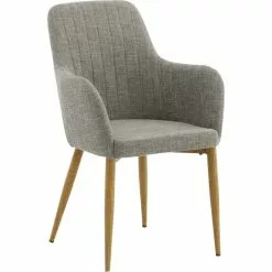 Tuotemerkit Paolo-nojatuoli - Vaaleanharmaa/tammi