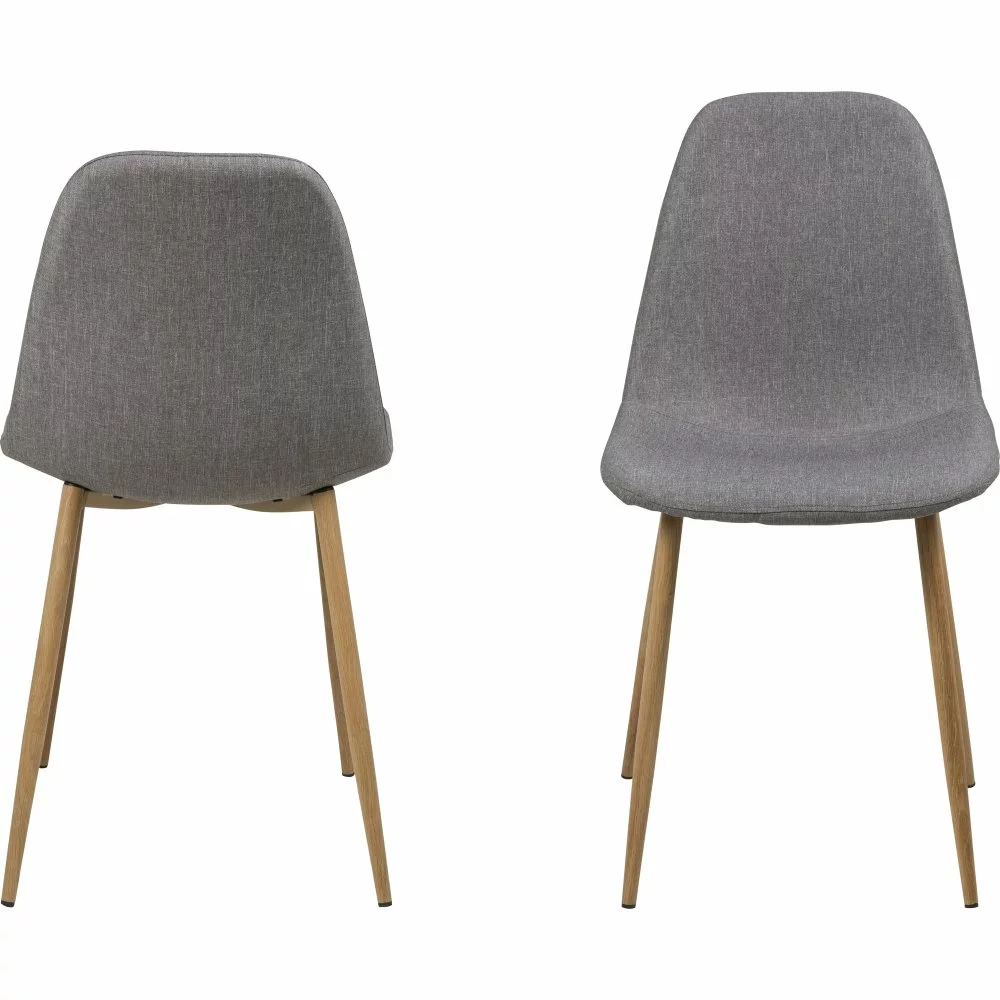 Tuotemerkit Wilma Ruokapöydän Tuoli - Harmaa/tammi 5 Tuotemerkit Wilma Ruokapöydän Tuoli - Harmaa/tammi - Bild 3