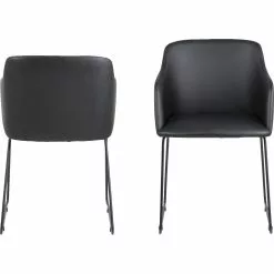 Tuotemerkit Casablanca Nojatuoli - Musta PU -Keittiö- ja ruokapöytätuolit Försäljningsbutik 3b044ac2c5e3ea50a93450d6dbe8be1362