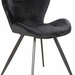 Tuotemerkit Ginger Ruokatuoli - Musta Sametti