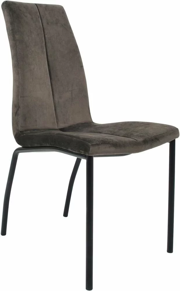 Tuotemerkit Hedvig Ruokapöydän Tuoli - Harmaa Sametti 3 Tuotemerkit Hedvig Ruokapöydän Tuoli - Harmaa Sametti