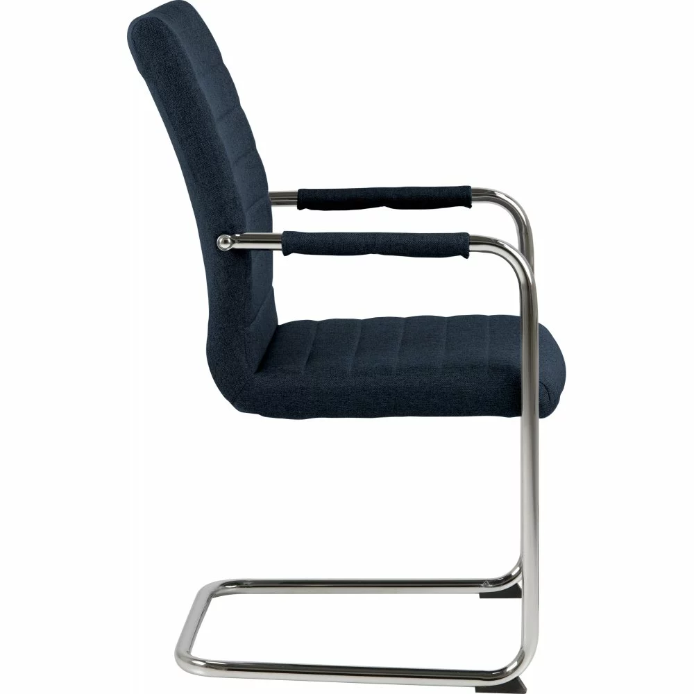 Tuotemerkit Moon Nojatuoli - Sininen/kromi 6 Tuotemerkit Moon Nojatuoli - Sininen/kromi - Bild 4