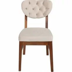 Tuotemerkit Elma Tuoli - Pähkinä/beige -Keittiö- ja ruokapöytätuolit Försäljningsbutik 414f9f152d5b4386b511705bc1985591b7