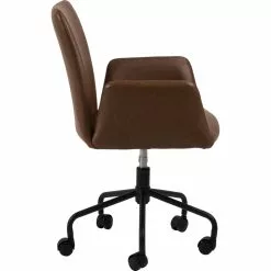 Tuotemerkit Naya Työtuoli - Ruskea PU -Keittiö- ja ruokapöytätuolit Försäljningsbutik 42cefb4af9377e1be49b5641dd843f883e