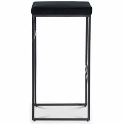 Tuotemerkit Stage-baarijakkara - Musta Sametti / Musta -Keittiö- ja ruokapöytätuolit Försäljningsbutik 437b85db7f0331d7e52bf1abd5f5db7cc3