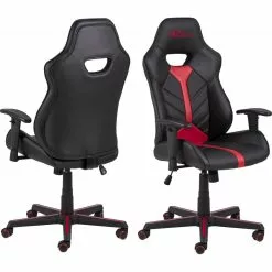 Tuotemerkit Mukulakivi Pelituoli - Musta/punainen -Keittiö- ja ruokapöytätuolit Försäljningsbutik 4450a57f59d5a0f42d66591a18378c7844 1