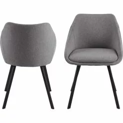 Tuotemerkit Nils Nojatuoli - Harmaa/musta -Keittiö- ja ruokapöytätuolit Försäljningsbutik 44ae892f7d870415d5326a6b3b53d9c361