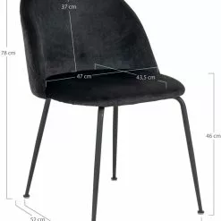 Tuotemerkit Geneve Ruokapöydän Tuoli - Musta -Keittiö- ja ruokapöytätuolit Försäljningsbutik 458f1154bfdb2d1ebfce6ee401a1435855